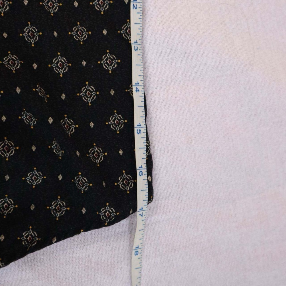 Chaps Ralph Lauren Mens Large Black Geometric Medallion Cotton L Shirt 93747 - Picture 7 of 8